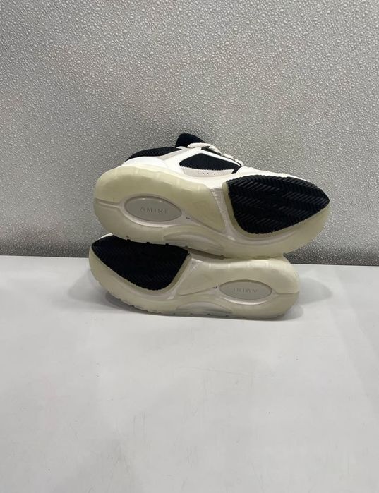 Amiri Black and White Trainers