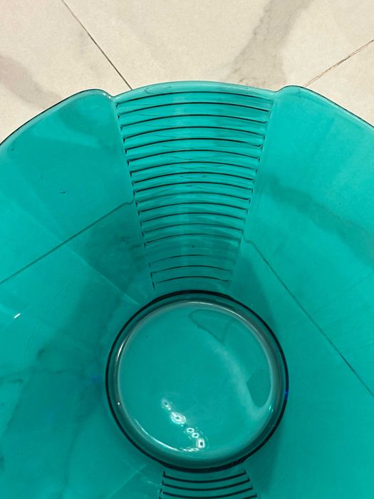 bol menaj verde mare smarald stil Memphis design Italia anii 1980