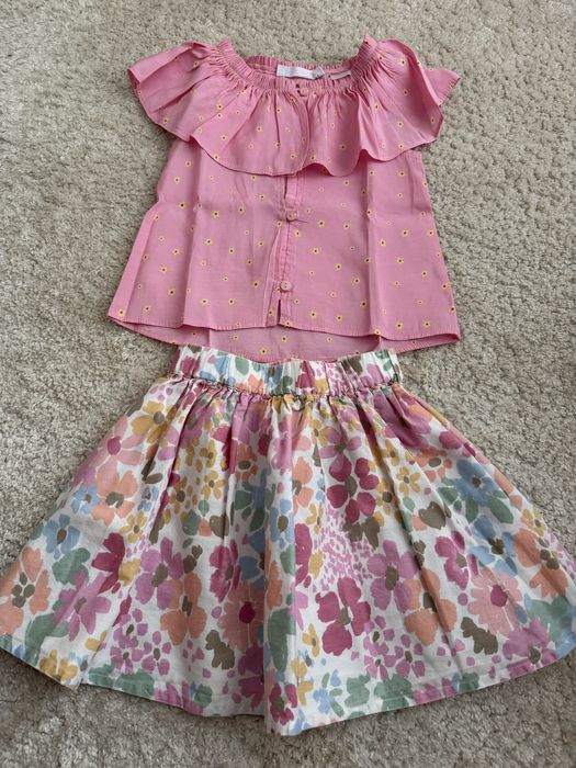 Hainute bluza Zara si fusta Coccodrillo marime 4 ani