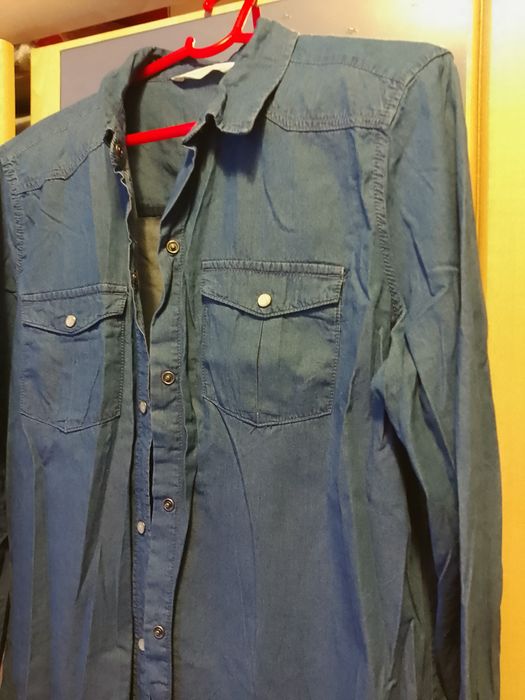 Cămașa de blugi bărbătească ,noua, cumpărată din Spania .Mărimea 46/XL