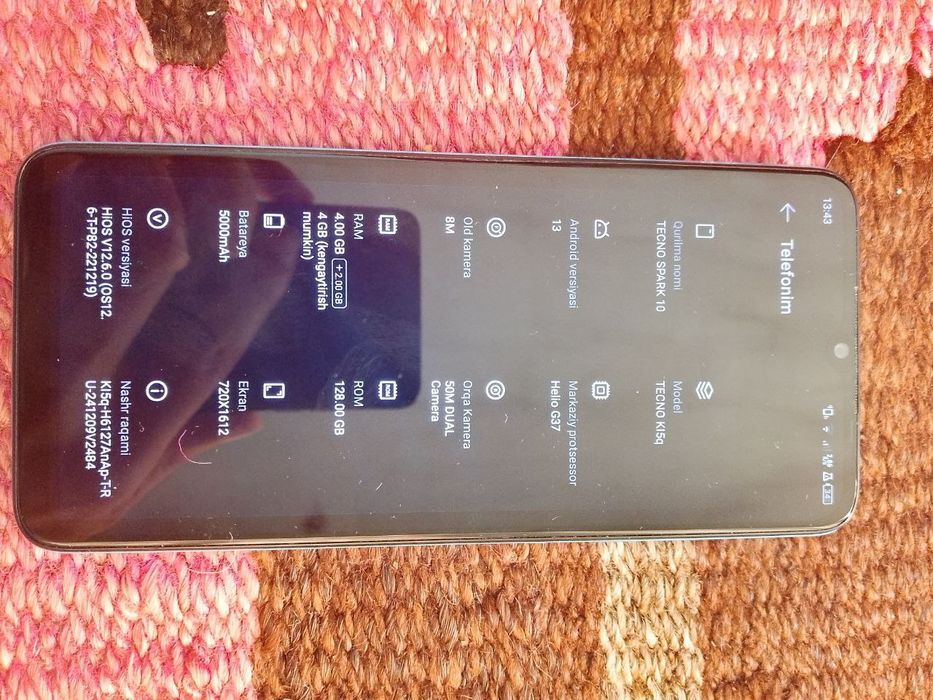 Tecno Spark sotiladi