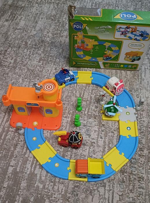 Дорога с робокарами 3-5 лет