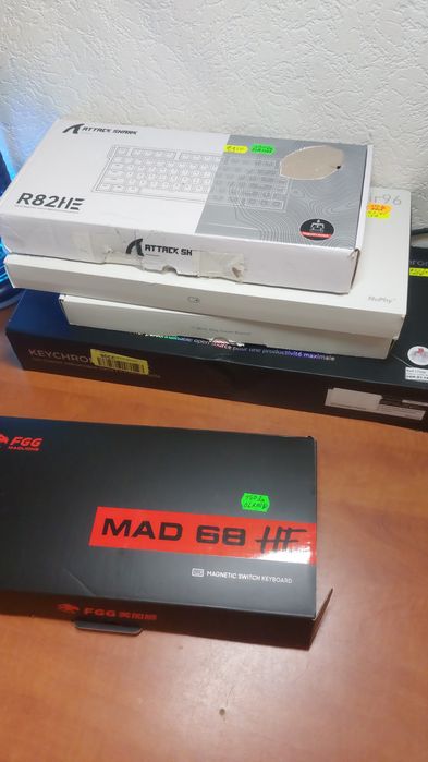 Okazie! Tastatura Esports cu switchuri magnetice ,rgb 68% layout ,neagra noua,Madlions MAD 68 HE,U.S int,pe fir.