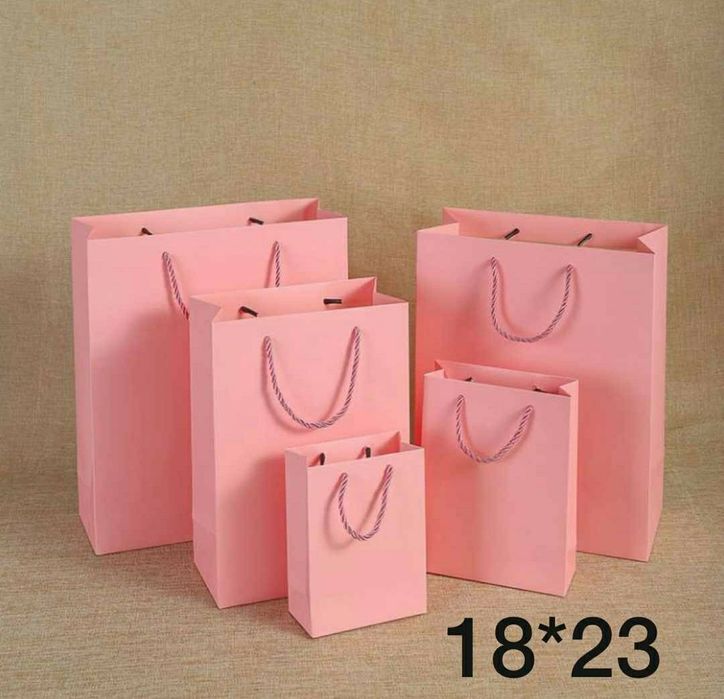 Крафт пакеты  с лого брендирование