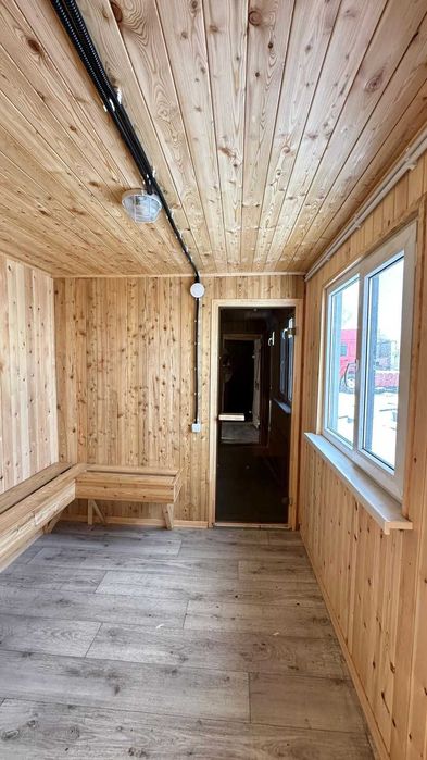 Баня из контейнера под ключ