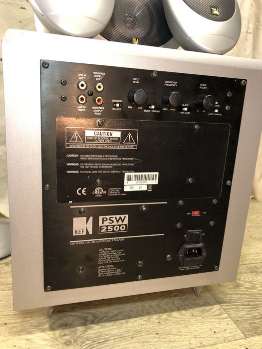 Активен Субуфер Kef 5 бр Колонки