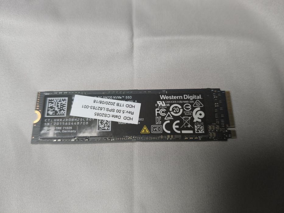 SSD M2 NVME Western Digital  1tb 97% life