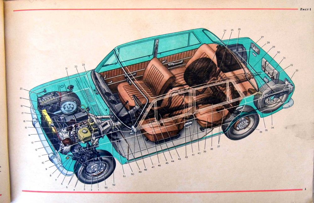 ВАЗ 2101 и др. – Многокрасочный альбом 1986 г.
