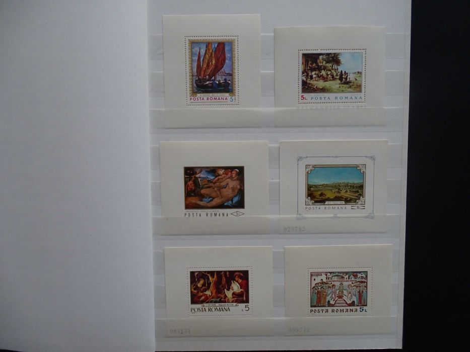 Clasor cu timbre tematice - Pictura (Lot 85)