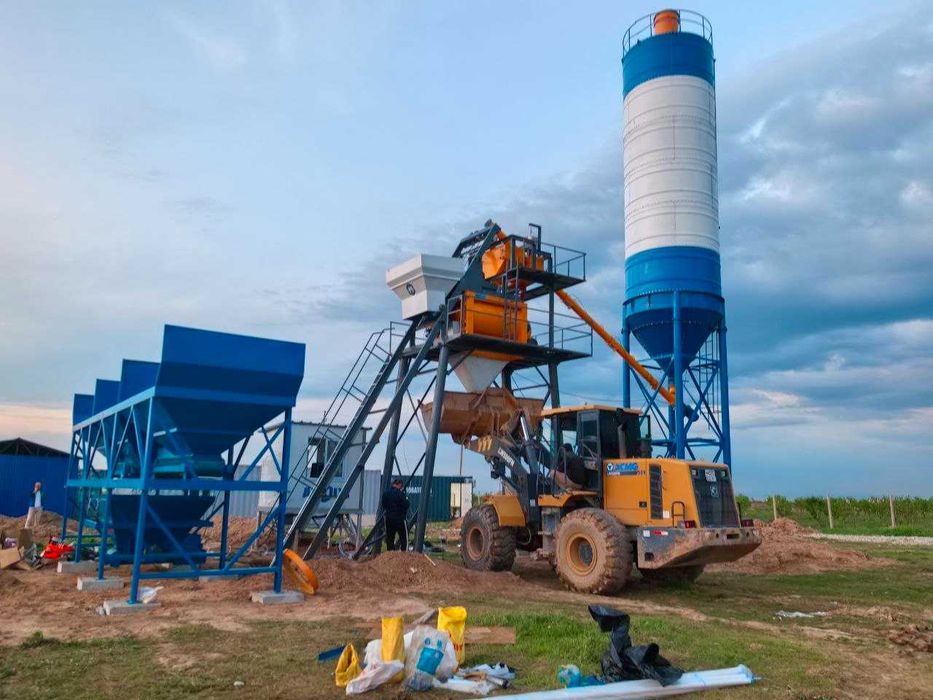 Бетонный завод HZS50 (50м3/ч)