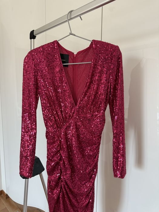 Официална рокля с пайети Pinko