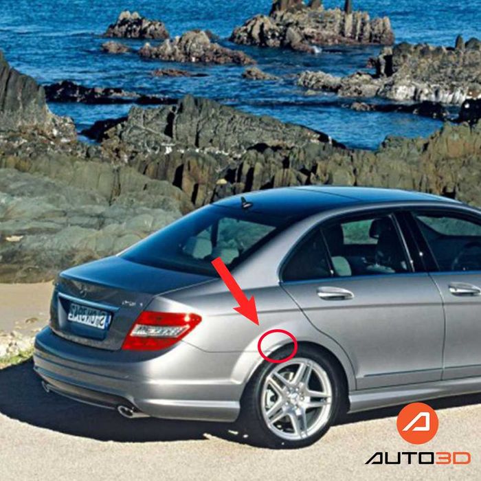 Лайсна заден калник вежда Mercedes W204 C63 AMG – дясна