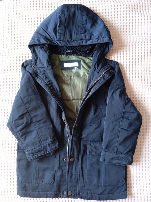 Зимно яке Mango с естествен пух за момче на  7 години