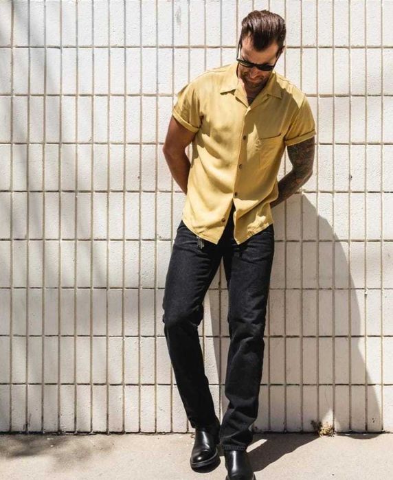 Gritty Jackson - Worn Circle W34-L30 (negru)