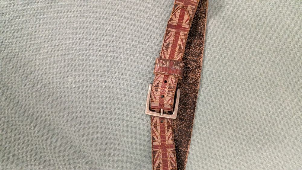 Мъжки колан естествена кожа