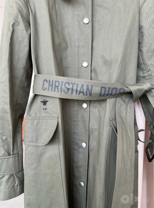 Тренч Christian Dior Premium / Женский длинный плащ Диор (размер S-M)