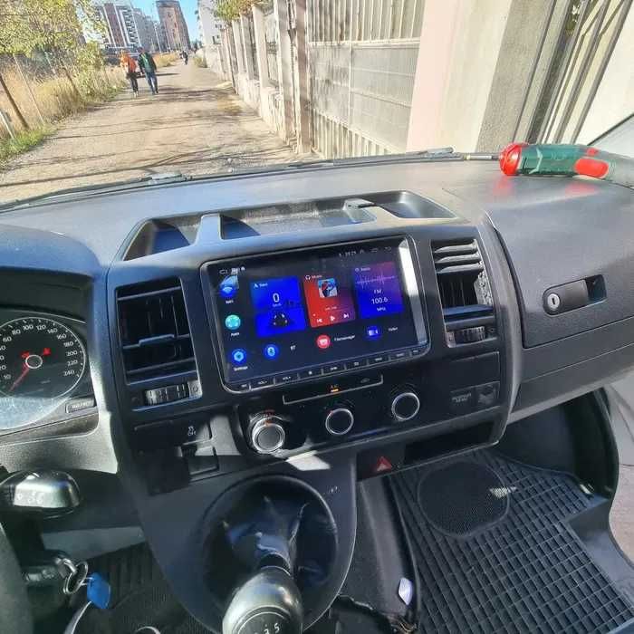 Navigație Android CarPlay VW Transporter T5, Caravelle 2003-2015