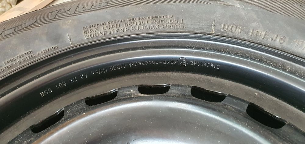 Гуми и джанти 185/70/14 - 1бр  119лв