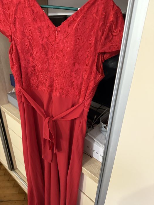 Rochie eleganta de culoare rosie marimea xxxl