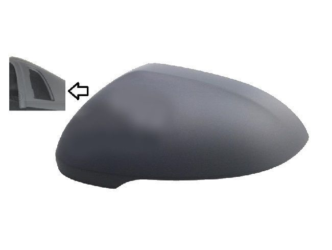 Carcasa oglinda exterioara VW Passat (B8), 08.2014-07.2019; Arteon, 06.2017-, partea Stanga, grunduit; pentru oglinzi cu echipare detectie unghi mort, Aftermarket