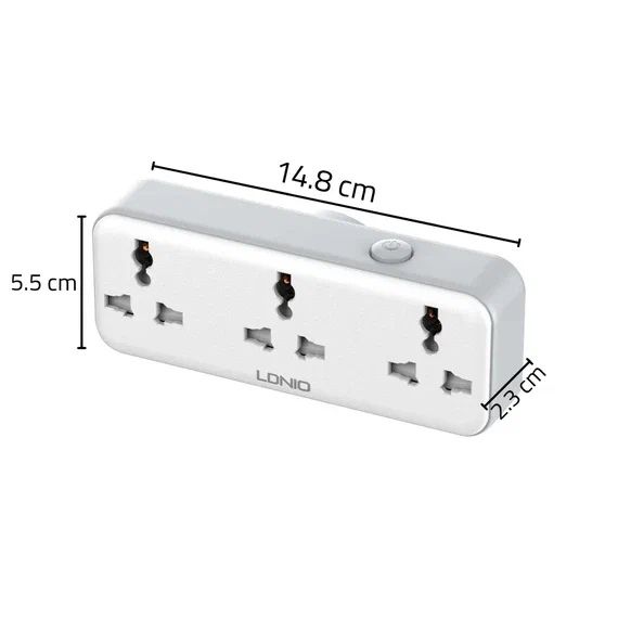 Тройник удлинитель LDNIO SC3317