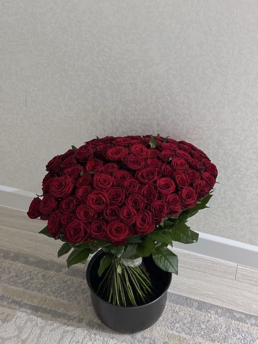 Букет 101 красные розы