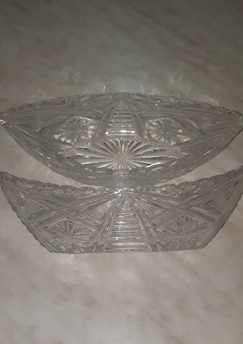 Советский хрусталь. Лодочки Салатницы