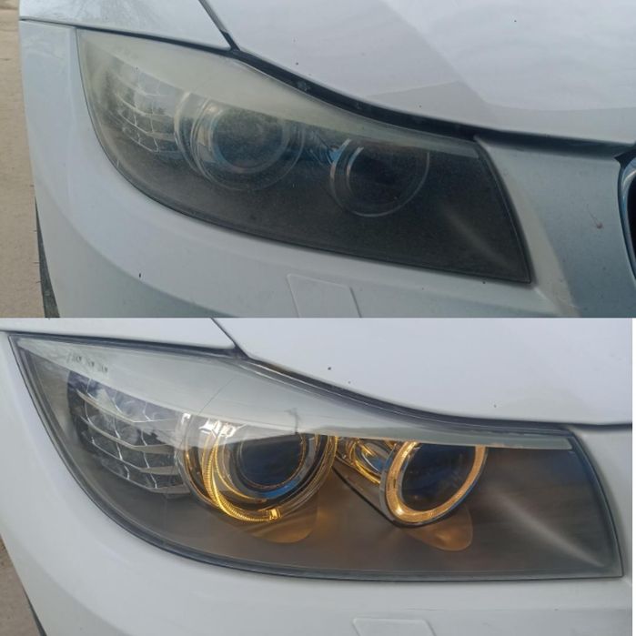 Полиране на фарове-60лв/30,68€ за два фара+керамика