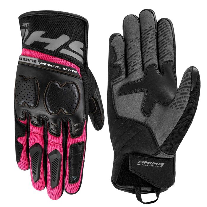 Дамски  мото ръкавици Blaze 3.0 Pink/Black Vented ,протектори