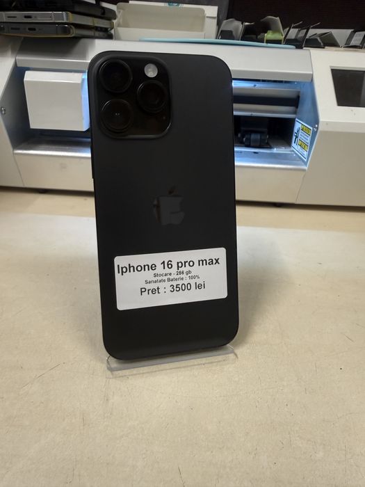 Iphone 16 pro max / 256 gb / 100% baterie / garantie