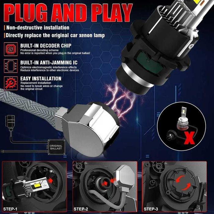 Висок клас LED крушки D2S