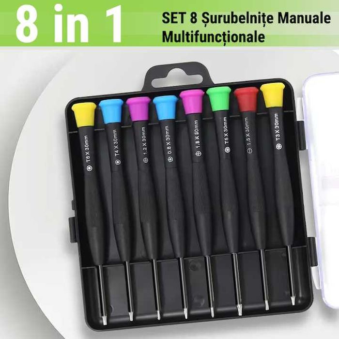 Комплект финни отвертки Digital One SP00978, 8бр за ремонт на телефони