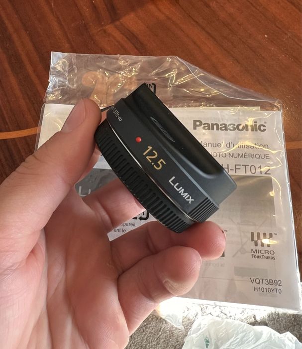 Obiectiv 3D Panasonic Lumix 12,5 Nou