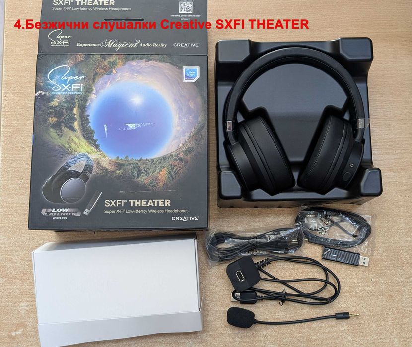 Безжични слушалки Creative ZEN HYBRID PRO Classic SXFI HYBRID GAMER
