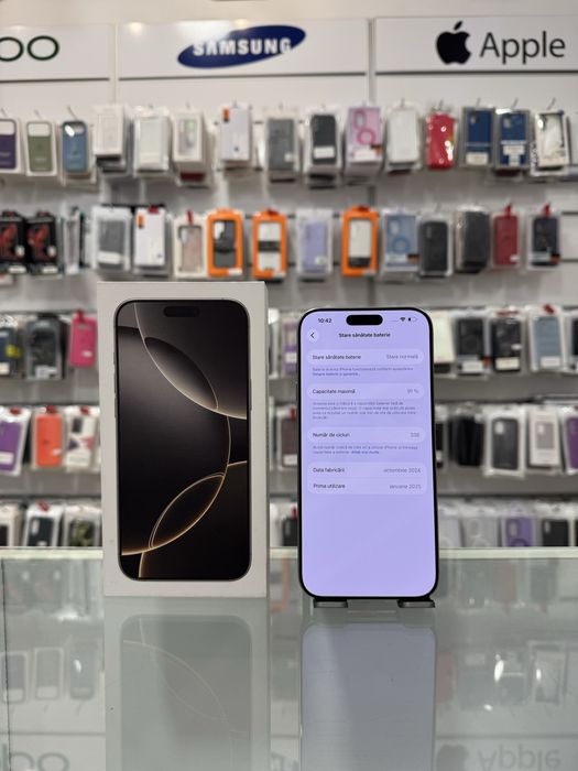 Iphone 16 Pro Max /256Gb /91%/ 1 an garantie/ Future Gsm Mobile