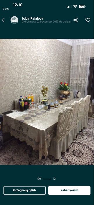 yunsobod 10 kv 1 xonali uy arzon narxda