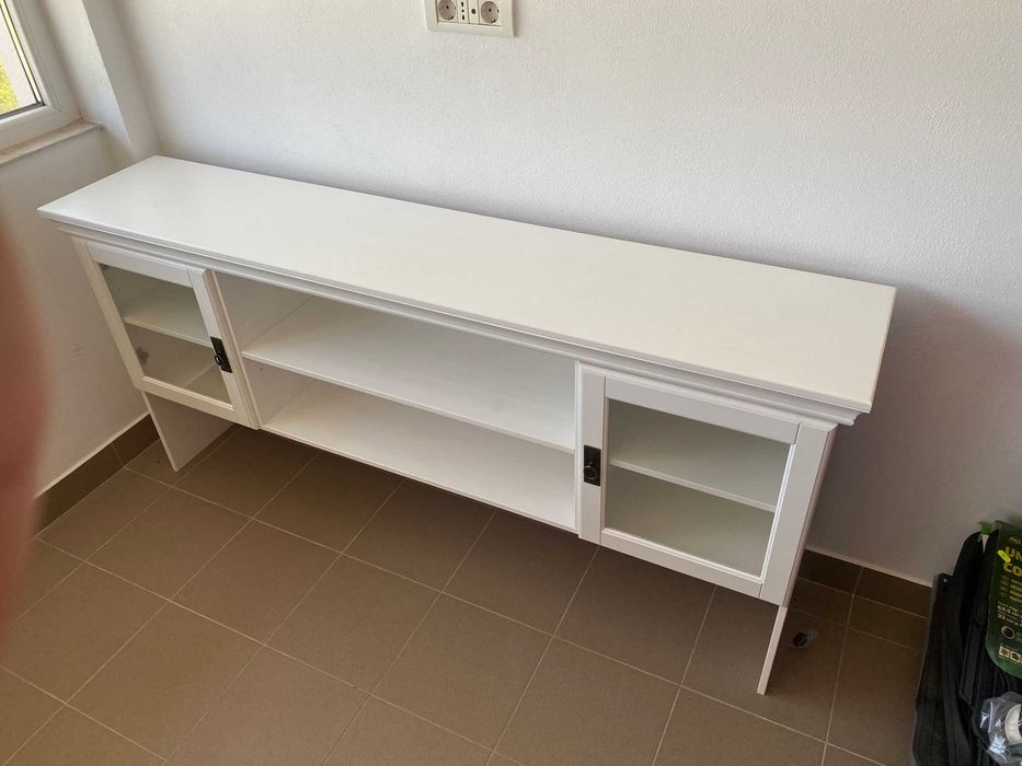 Comoda Bufet Servanta Lemn Mobilier Lemn Pin Vopsit Alb OFERTA 400 LEI