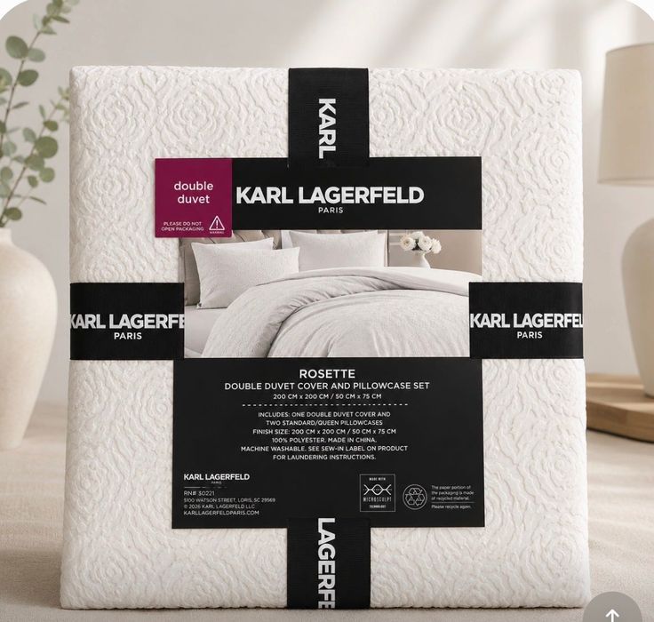 Karl Lagerfeld Paris Rosette 200×200 см – Нов оригинален комплект спално бельо