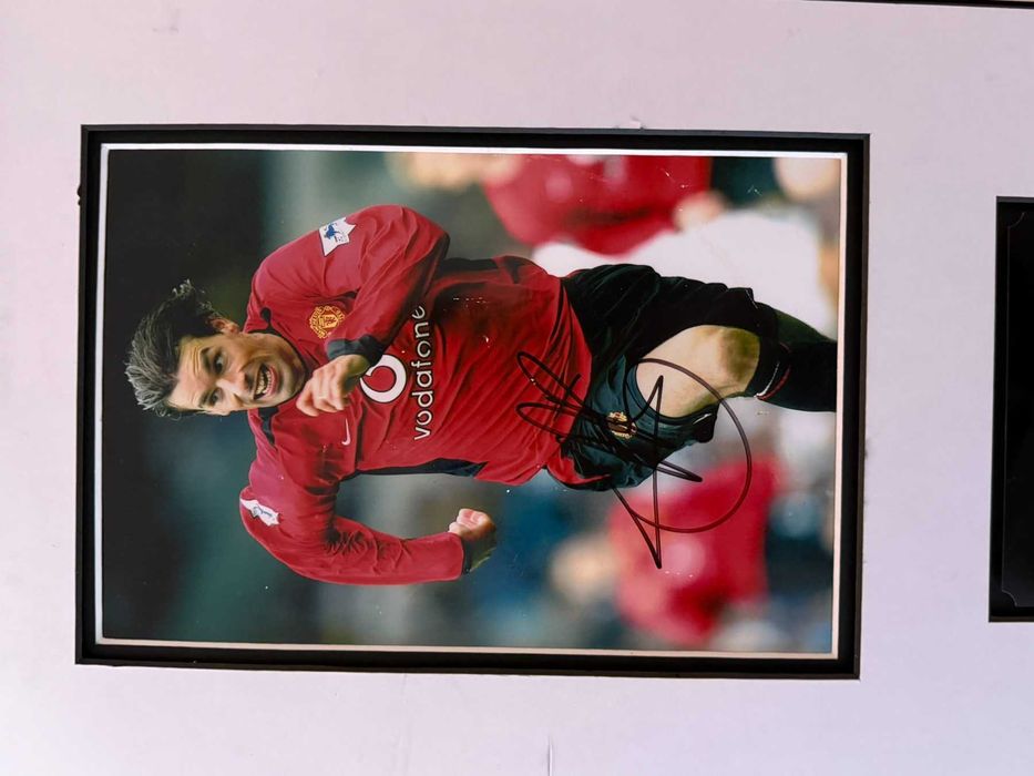 Ruud van Nistelrooy автентичен автограф Man utd Manchester United