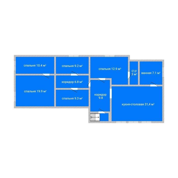 Продажа 2-этажного дома  В Центре!