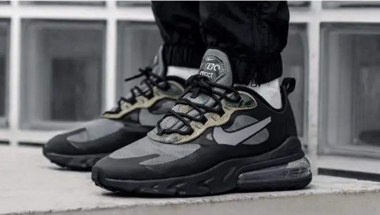 Nike 43 airmax react 270 camoflauge