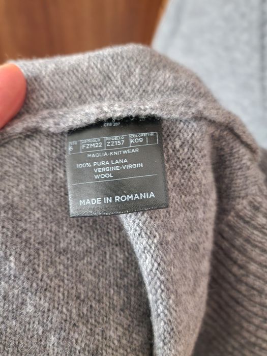 Pulover barbatesc, 100% lana, moale si pufos,  XL, ca nou