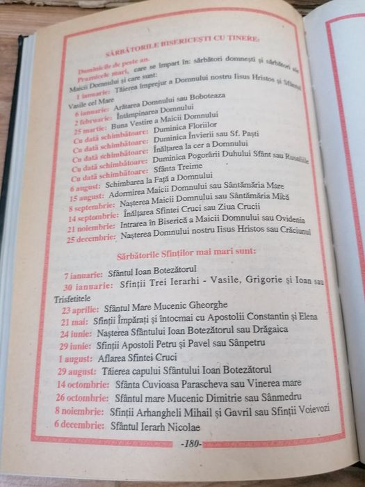 Carte de rugăciuni 1996