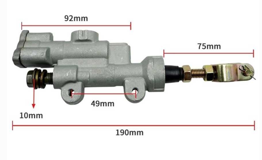 НОВА ЗАДНА Спирачна Помпа CR125R/CR250R CRF250R/CRF250X CRF450R/450X