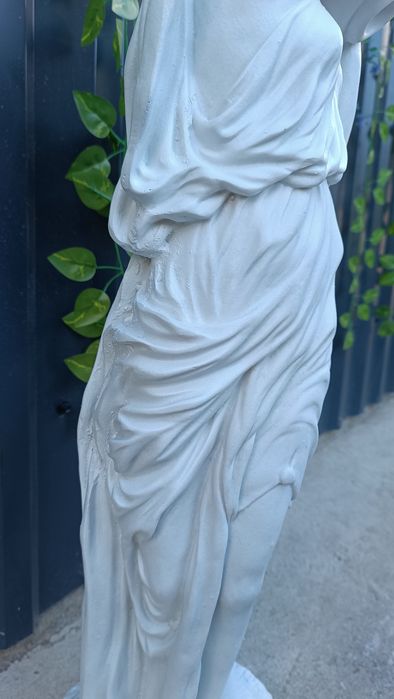 Statuie decorativă din marmură turnată – Femeie cu urcior – 72 cm (Interior / Exterior) - NOUĂ