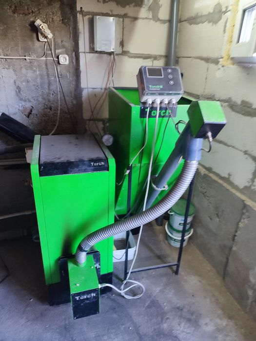 Котел+горелка+бункер+управление