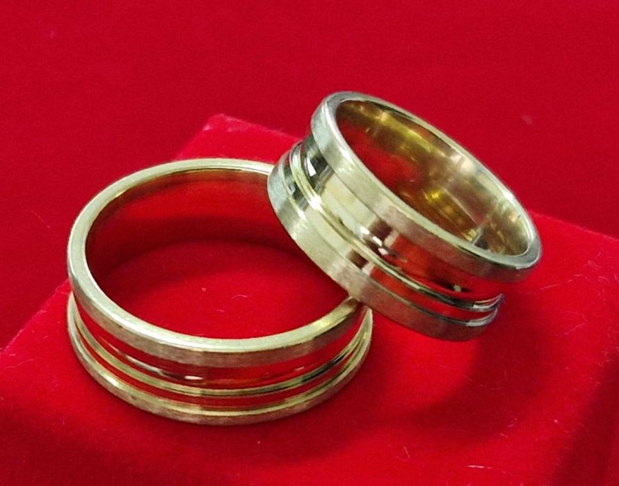 GR93,verighete placate aur 14k, late, deosebite, marimi diverse