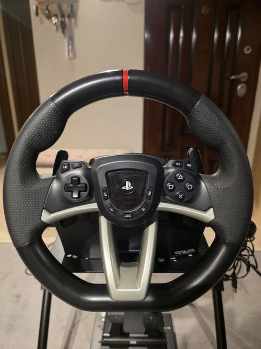 Volan gaming HORI+stand volan gaming Myria MG7424+ joc GT7