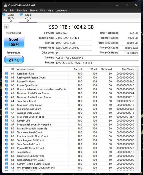 SSD Integral 1TB M.2 SATA III 2280 Internal Solid State Drive