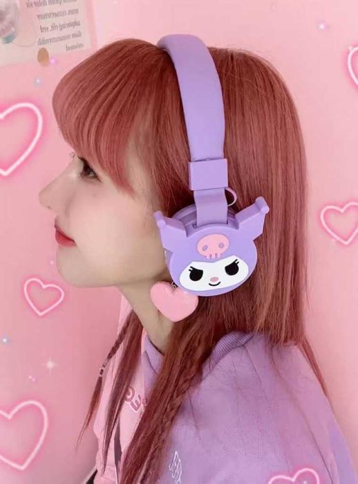 Детски Блутут Слушалки с форма на анимационни герои